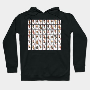 Set of All 54 Pixelrockstars Playing Cards Hoodie